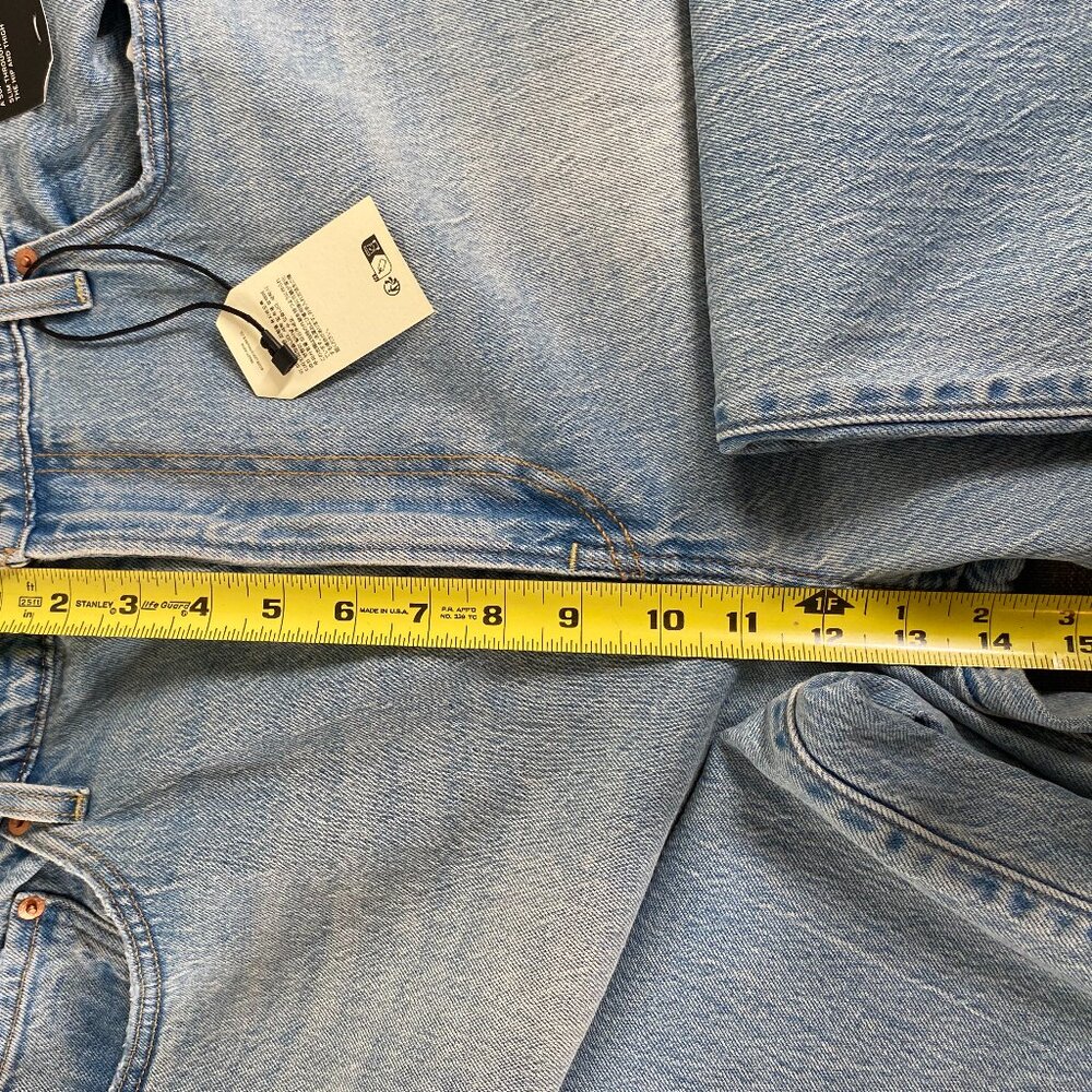 Levi's Premium Ribcage Bell Jeans Women's 34 High Rise Blue 70s Hippie NWT - Picture 12 of 15